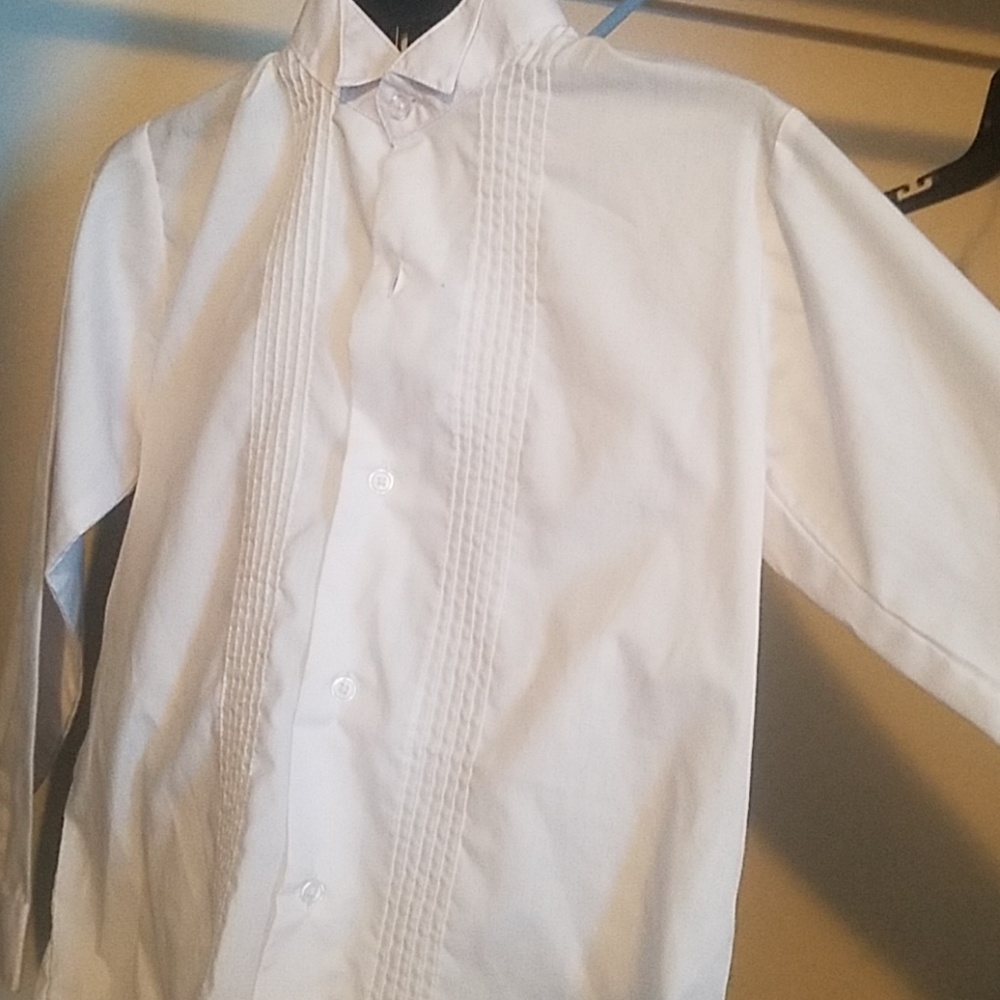 White spring notion suit shirt